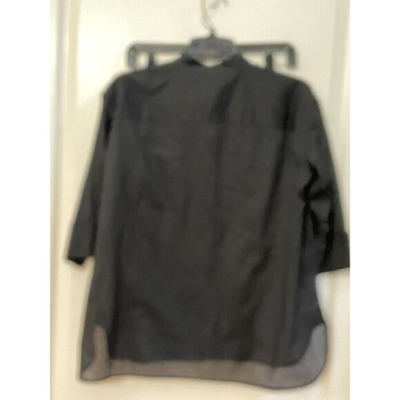 LIS LAREIDA Women's Black Button Up Blouse Size 36 - Picture 2 of 4